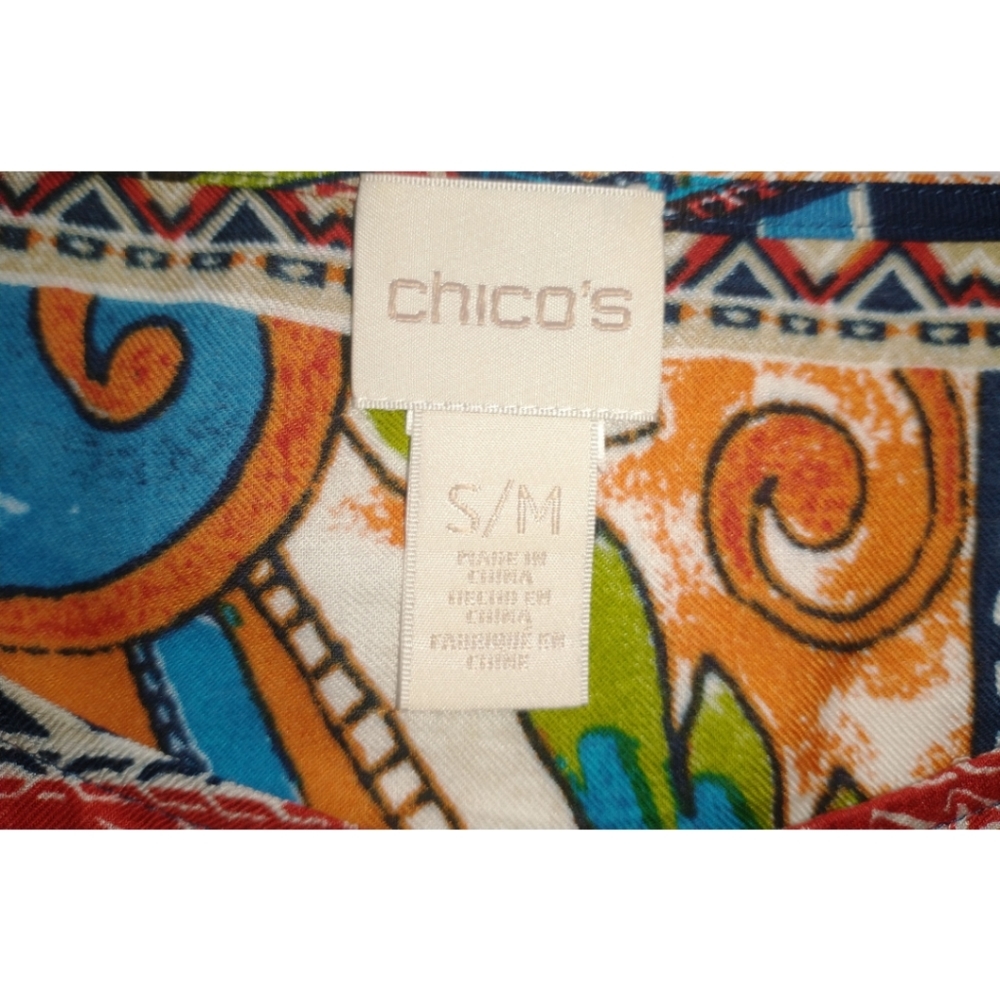 Chicos Blouse Size S/M - Picture 9 of 11
